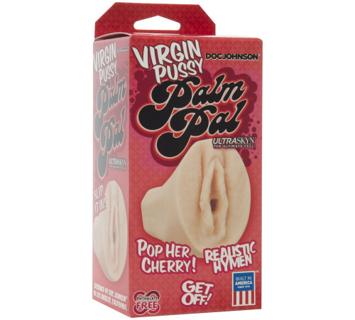 Мастурбатор вагина девственницы Doc Johnson Virgin Pussy Palm Pal - ULTRASKYN
