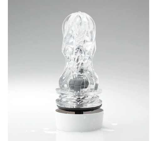Мастурбатор Tenga - Aero Masturbator Silver, інноваційна технологія всмоктування