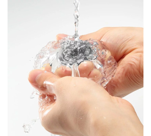 Мастурбатор Tenga - Aero Masturbator Silver, інноваційна технологія всмоктування