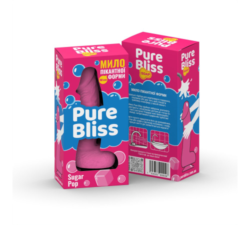 Ароматне мило пікантної форми Pure Bliss Pink Sugar Pop (Жуйка) 18 см