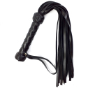 Плеть Флоггер 50 хвостов 50 см натуральная кожа Черный