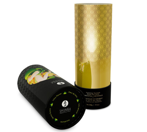 Соль для ванны Shunga Oriental Crystals Bath Salts ORGANIC - Lotus Flower (500 г) соль Мертвого моря