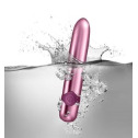 Мощный вибратор Rocks Off Havana Lilac с цветной LED-подсветкой, 10 режимов работы, перезаряжаемый