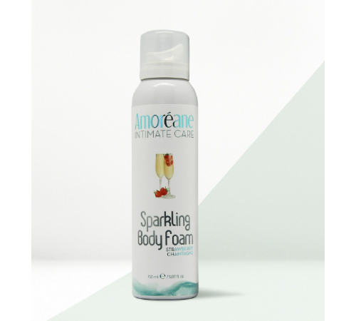 Масажна піна Amoreane Sparkling Body Foam Strawberry Champagne (150 мл)