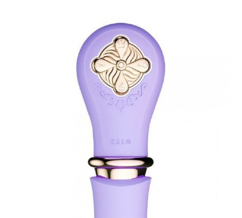 Вибромассажер-пульсатор с подогревом ZALO DESIRE, Fantasy Violet