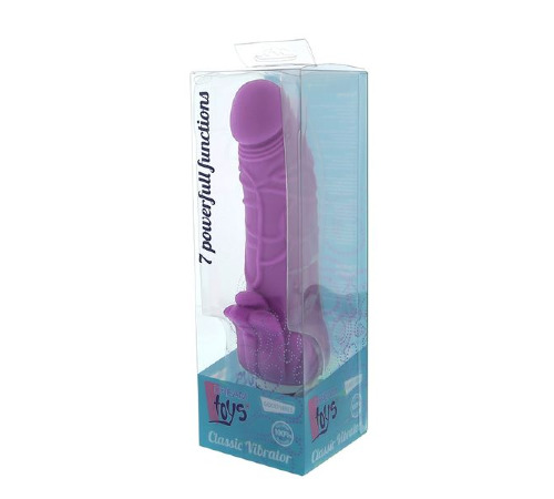 Вибромассажер PURRFECT SILICONE CLASSIC 7INCH, PURPLE