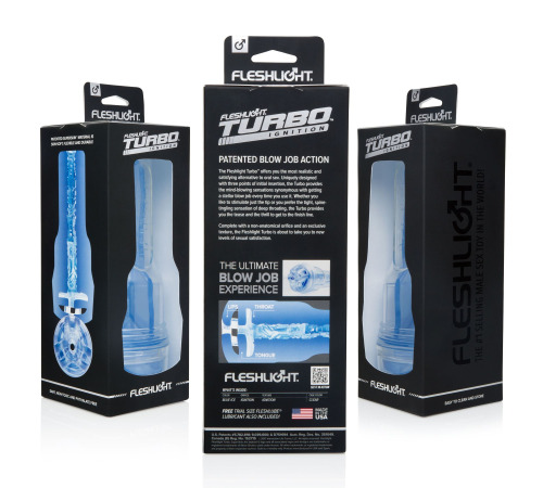 Мастурбатор Fleshlight Turbo Ignition Blue Ice (имитатор минета)