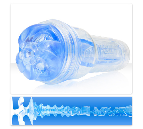 Мастурбатор Fleshlight Turbo Thrust Blue Ice (імітатор мінету)