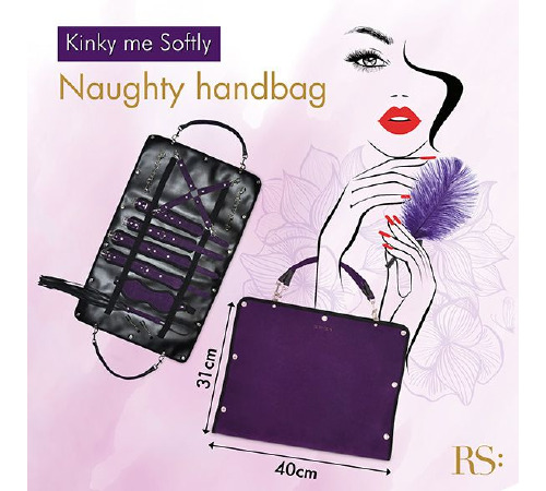 Подарочный набор для BDSM RIANNE S - Kinky Me Softly Purple: 8 предметов для удовольствия
