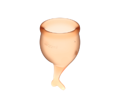 Менструальні чаші SATISFYER FEEL GOOD MENSTRUAL CUP ORANGE