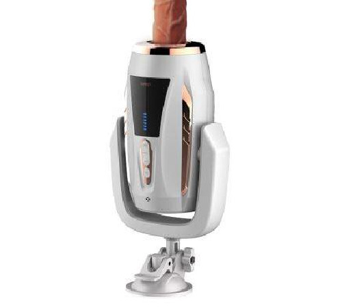 Секс машина на присоске Leten Wolverine с фаллоимитатором, амплитуда 3-5см