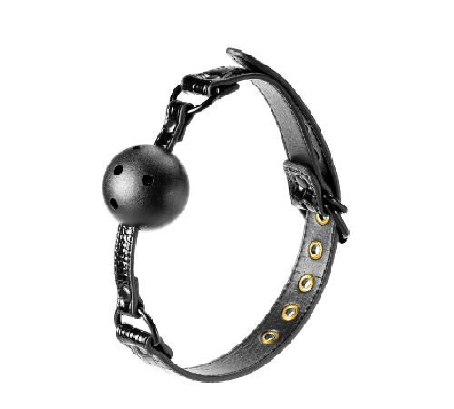 Кляп BLAZE BALL GAG CROCO BLACK