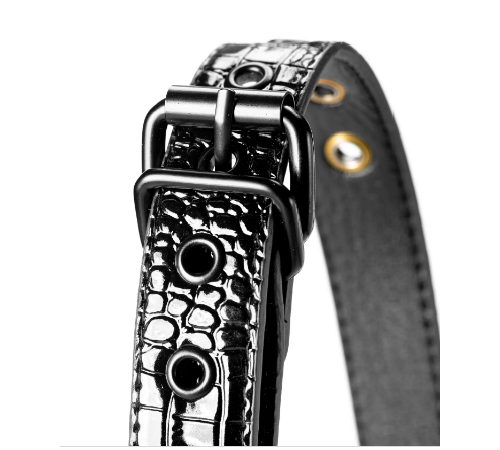 Кляп BLAZE BALL GAG CROCO BLACK