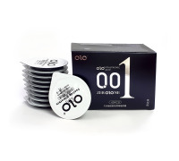 Презервативи Double Benefit 0.01 Чорні 10 шт