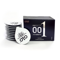 Презервативы Double Benefit 0.01 Passionate factor, Черные 10 шт