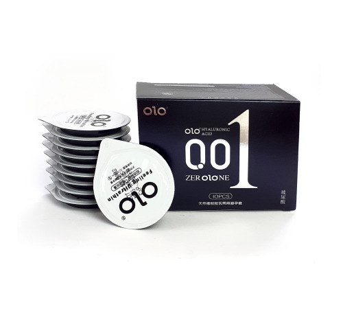 Презервативы Double Benefit 0.01 Passionate factor, Черные 10 шт