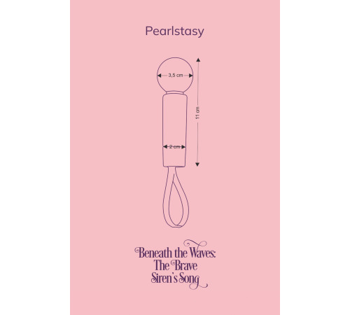 Мини-вибромассажер FairyGasm Pearlstasy green