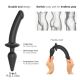 Анальная пробка с дилдо 2в1 Strap-On-Me SWITCH PLUG-IN DILDO Black XXL, диаметр 5,2/3,9 см