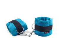 Наручники BDSM NeDlyaSkuki Soft Touch Light, колір Синій