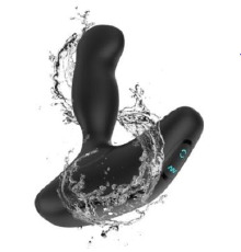 Массажер простаты Nexus Revo Black с вращающейся головкой, макс диаметр 3,2см