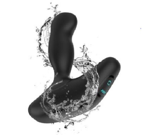 Масажер простати Nexus Revo Black з головкою, яка обертається, макс. діаметр 3,2 см