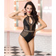 Эротический боди с глубоким декольте One Size