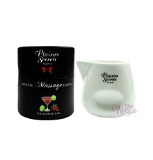 Массажная свеча Plaisirs Secrets Cosmopolitan (80 мл) подарочная упаковка, керамический сосуд