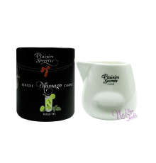 Массажная свеча Plaisirs Secrets Mojito (80 мл) подарочная упаковка, керамический сосуд