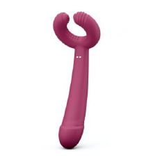 Вибратор для пар Love To Love PLEASE ME - PLUM STAR с тремя моторами, гибкий