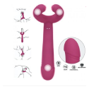 Вибратор для пар Love To Love PLEASE ME - PLUM STAR с тремя моторами, гибкий