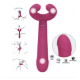 Вибратор для пар Love To Love PLEASE ME - PLUM STAR с тремя моторами, гибкий