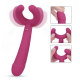 Вибратор для пар Love To Love PLEASE ME - PLUM STAR с тремя моторами, гибкий