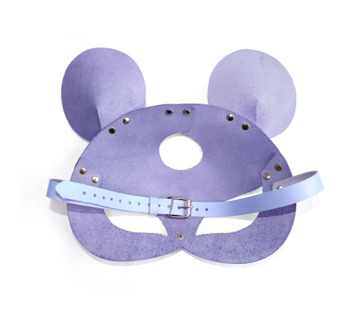 Кожаная маска мишеняти Art of Sex - Mouse Mask, цвет Лавандовый