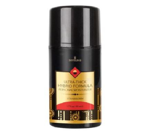 Густая крем-смазка на гибридной основе Sensuva UltraThick Hybrid Formula Strawberry (50 мл)