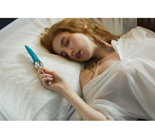 Вишуканий вібратор Knight Jenay FLOWERS&SWORD, маска, стрічка та лубрикант у комплекті