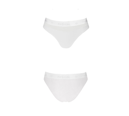 Трусики с прозрачной вставкой Passion PS006 PANTIES white, size S