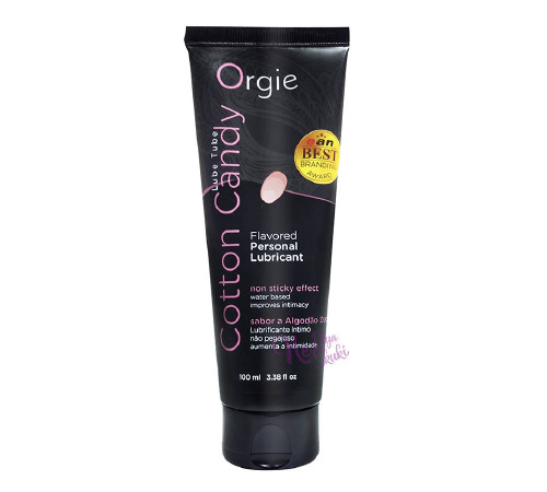 Їстівний лубрикант на водній основі Lube Tube Orgie, Цукрова Вата (100мл.)