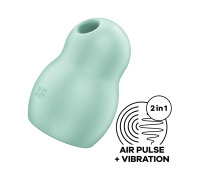 Вакуумный стимулятор с вибрацией Satisfyer Pro To Go 1 Mint