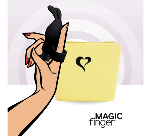 Вибратор на палец FeelzToys Magic Finger Vibrator Black