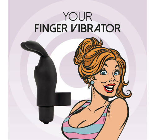 Вибратор на палец FeelzToys Magic Finger Vibrator Black