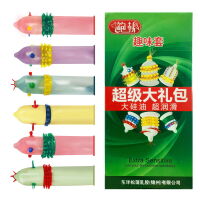 Презервативы с усиками и шипами Extra Sensitive 6 шт ЗЕЛЕНЫЕ