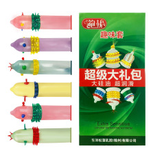 Презервативы с усиками и шипами Extra Sensitive 6 шт ЗЕЛЕНЫЕ