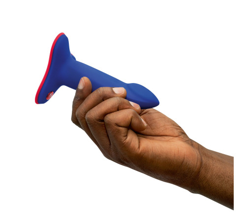 Фаллоимитатор Fun Factory LIMBA FLEX S, синий, гибкий, с эффектом памяти, подходит для точки G