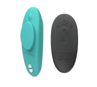 Смарт-вибратор в трусики We-Vibe Moxie+ Aqua, обновленный пульт ДУ