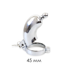 Пояс верности с отверстием для мочеиспускания и расширителем уретры, диаметр кольца 45 мм