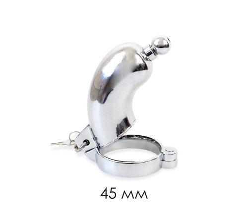 Пояс верности с отверстием для мочеиспускания и расширителем уретры, диаметр кольца 45 мм