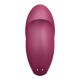 Вибростимулятор-пульсатор Satisfyer Tap & Climax 1 Red, эффект постукивания пальцем, 2 мотора
