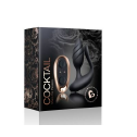 Анально-вагинальный вибратор для пар Rocks Off Cocktail Black, пульт ДУ