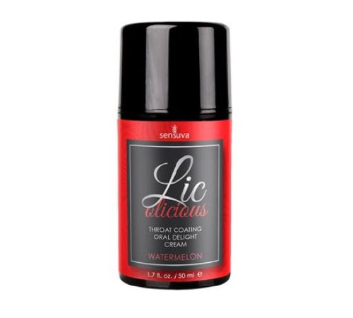 Гель для минета Sensuva - Lic-o-licious Watermelon (50 мл), маслянистый, без сахара