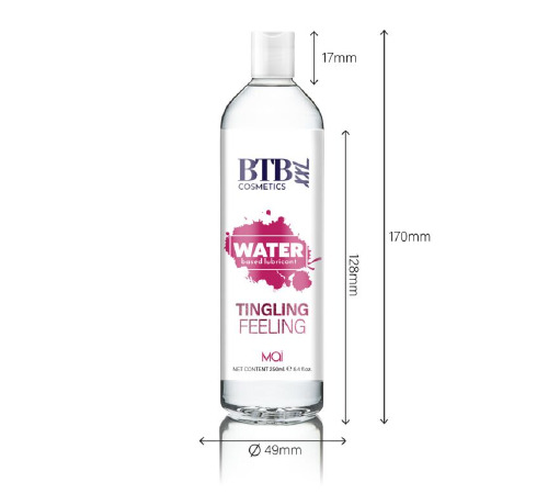 Змазка на водній основі з ефектом вібрації та поколювання MAI EFECTO TINGLING (250 мл)